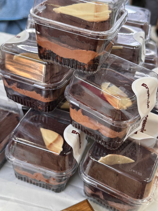 Brownie Ganache Pots